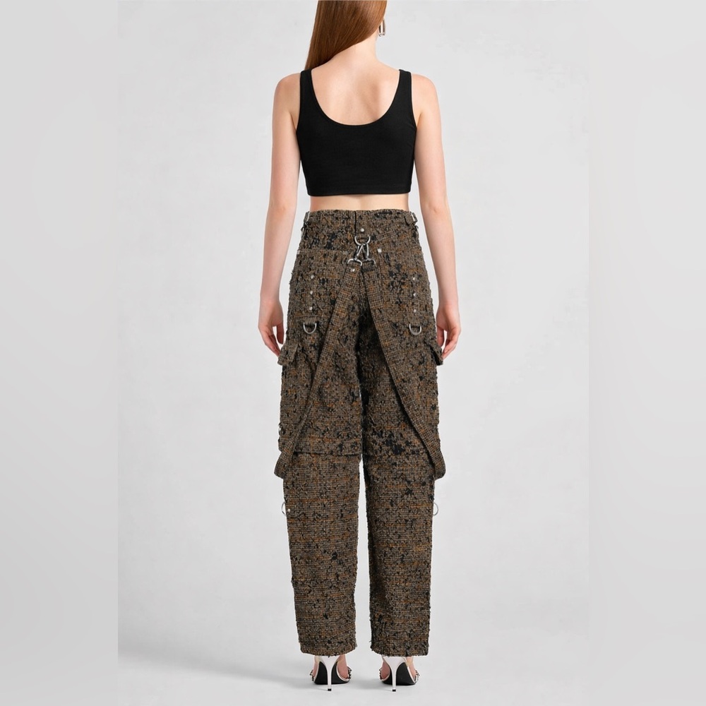 NWT GIVENCHY Cargo Pants w Suspenders SZ 30 - Picture 2 of 5